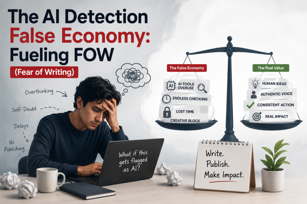 The AI Detection False Economy: Fueling FOW (Fear of Writing)